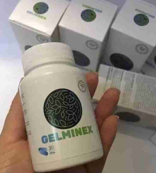 Természetes gyógynövények a Gelminex kapszulákban